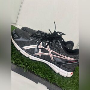 Asics Men's Gel Excite 2 Trail Running Shoes T6K2N Gray Black Red Sz 10.5